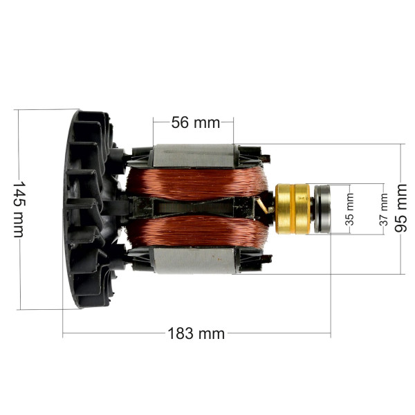 Ротор для генератора внутрішнього згоряння 230/400 В 2500 Вт (1)