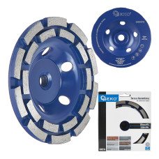 Алмазний шліфувальний круг 125 M14 подвійний GEKO(20)