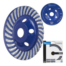 Круг алмазний шліфувальний 125мм турбо GEKO(20)