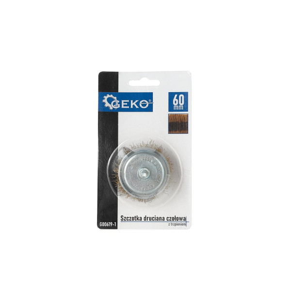 Латунна дротяна передня щітка 60 мм зі штифтом (100)