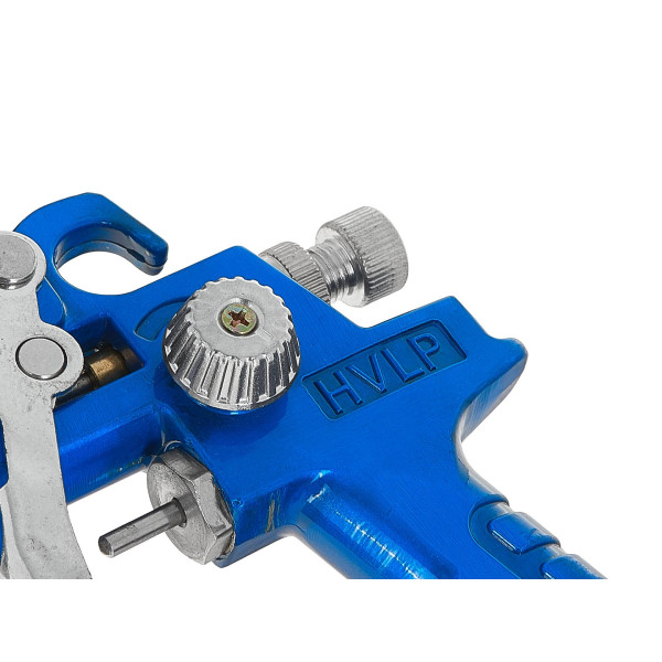 Міні-пістолет для фарбування HVLP 125 мл 0,8 мм, пластиковий бак з регулятором тиску 1/4 дюйма (20)