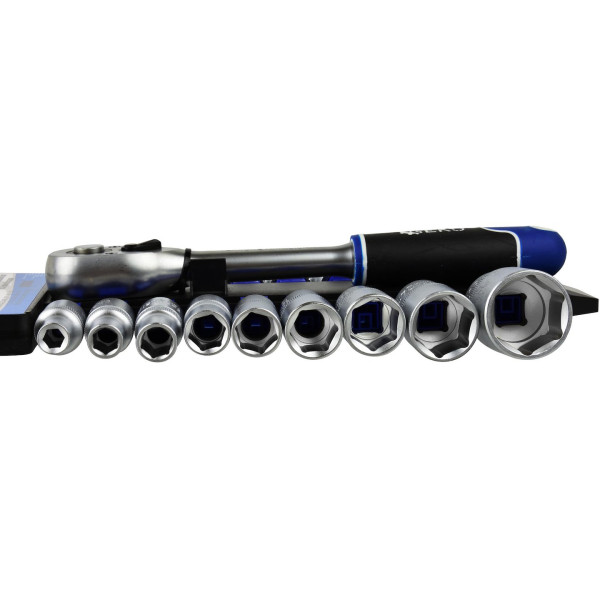 Набір торцевих ключів 1/2" 19 предм. 8-32 мм CRV (10)