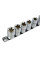 Набір із 10 головок Torx E10-24,1/2" на планці GEKO (20)