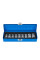 Набір з 9 головок Torx E10-24, 1/2"GEKO, футляр (20)