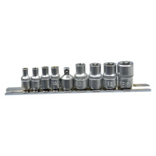 Набір з 9 головок Torx E5-16.1/4&3/8"GEKO (50)