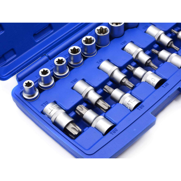 Набір головок та біт Torx 1/2" 19 предм. (10)