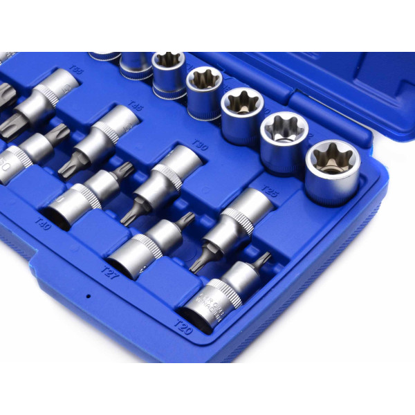 Набір головок та біт Torx 1/2" 19 предм. (10)