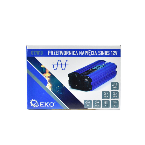 Перетворювач напруги SINUS 12V/230V 300/600W (16)