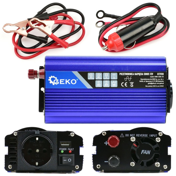 Перетворювач напруги SINUS 12V/230V 300/600W (16)