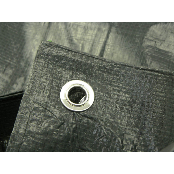 Брезент 2x3м мега товстий/сірий 120G(20)