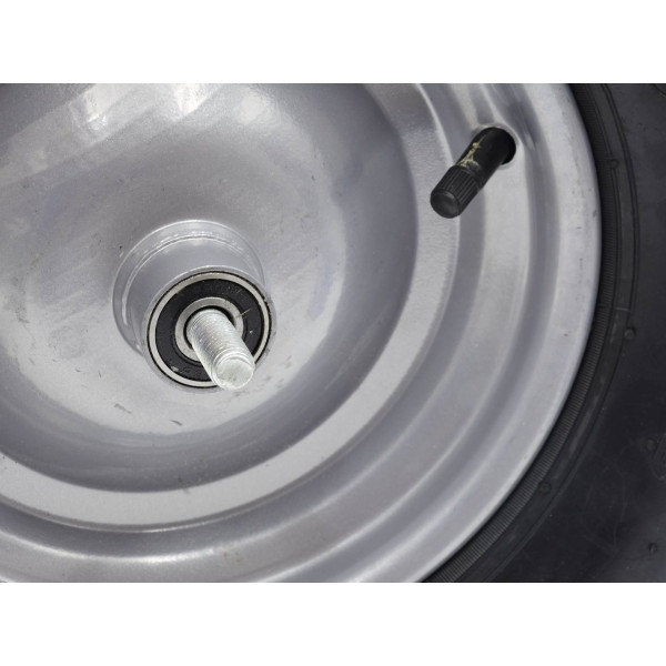 Колесо для тачки з шиною 4.00-8/8PR (сіре)