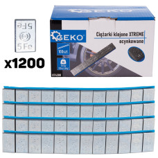 Оцинковані клейкі вантажі XTREME 12x5 г – комплект із 100 смужок (6 кг) (4)