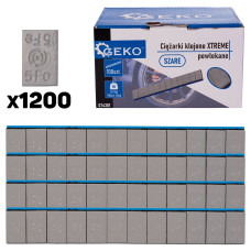 Сірі клейкі вантажі XTREME з покриттям 12x5 г – набір із 100 смужок (6 кг) (4)