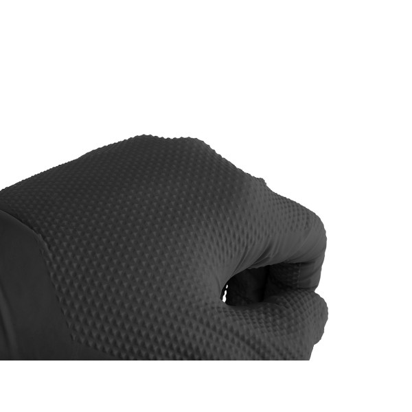 Рукавички нітрилові SOLID GRIP 50 шт. розмір XL чорні (10)