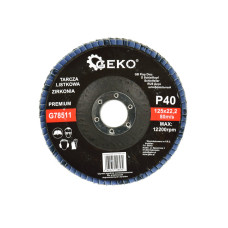 Диск пелюстковий "CYRKON" 125мм P40 GEKO PREMIUM (10/200)