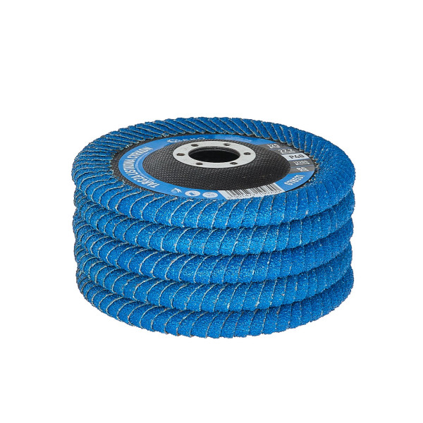 Пелюстковий диск CYRKON 125 мм P40 для шліфування зварних швів та кромок (5/100)