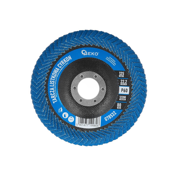 Пелюстковий диск CYRKON 125 мм P60 для шліфування зварних швів та кромок (5/100)