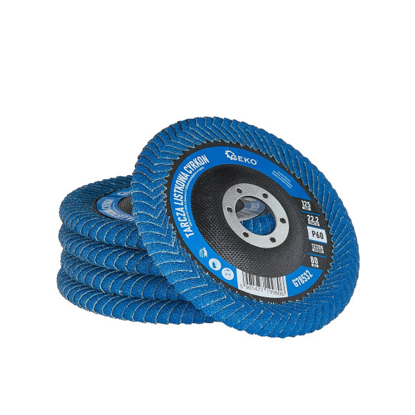 Пелюстковий диск CYRKON 125 мм P60 для шліфування зварних швів та кромок (5/100)