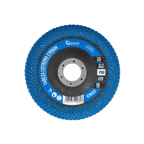 Пелюстковий диск CYRKON 125 мм P80 для шліфування зварних швів та кромок (5/100)