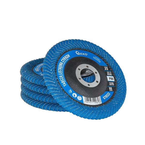 Пелюстковий диск CYRKON 125 мм P80 для шліфування зварних швів та кромок (5/100)