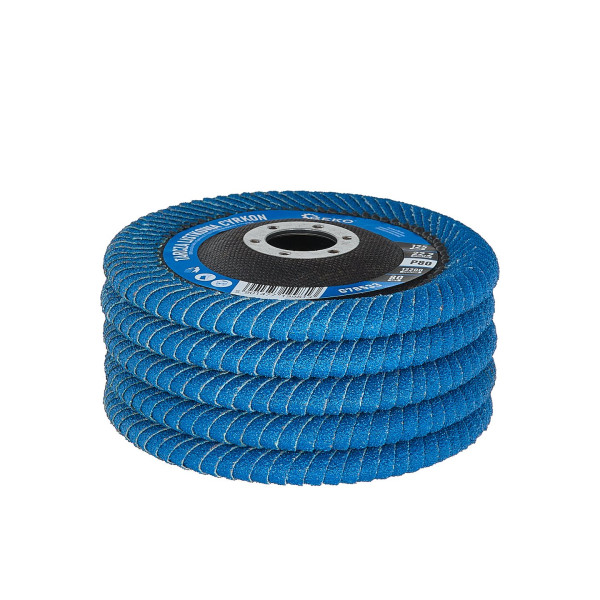 Пелюстковий диск CYRKON 125 мм P80 для шліфування зварних швів та кромок (5/100)