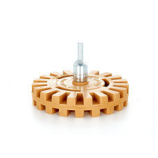 Гумовий диск для видалення клею + адаптер (гофрований) (100)