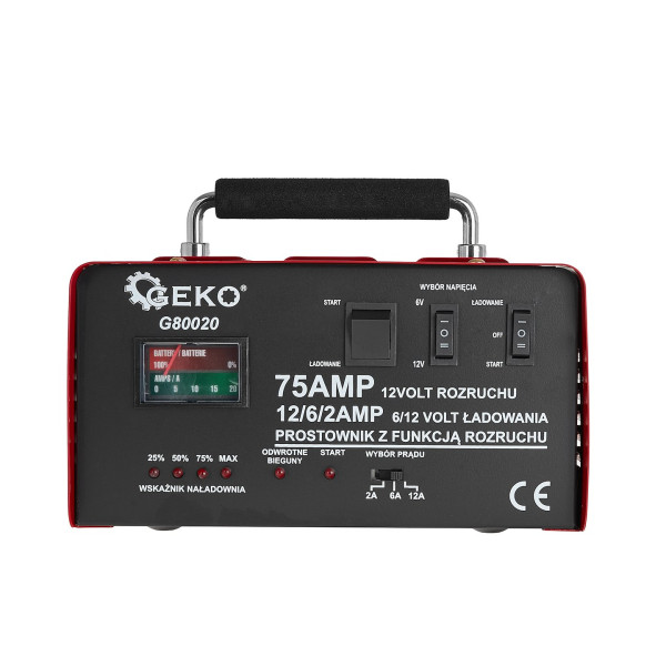 Пусковий випрямляч GEKO 75A 6/12V(1)