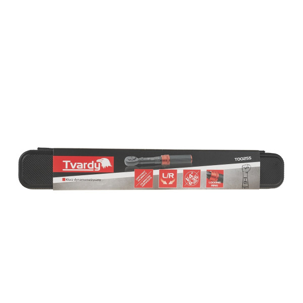 Динамометричний ключ 1/4" 1-6 Нм TVARDY (20)